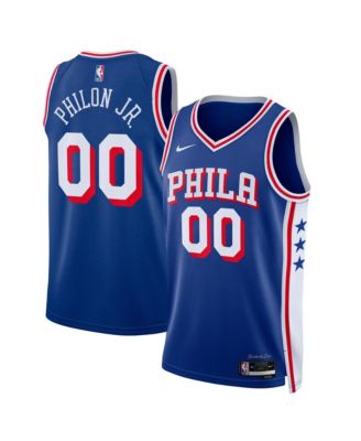 Men's and Women's Labaron Philon Jr. Royal Philadelphia 76ers Swingman Jersey - Icon Edition