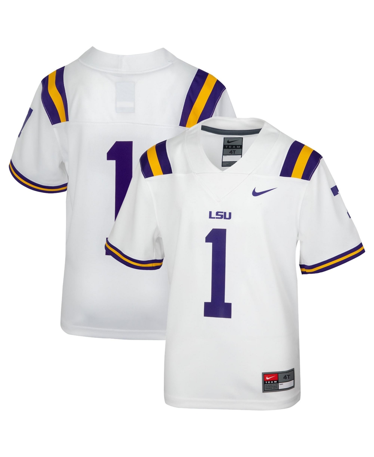 Nike Toddler White Lsu Tigers Replica Football Jersey