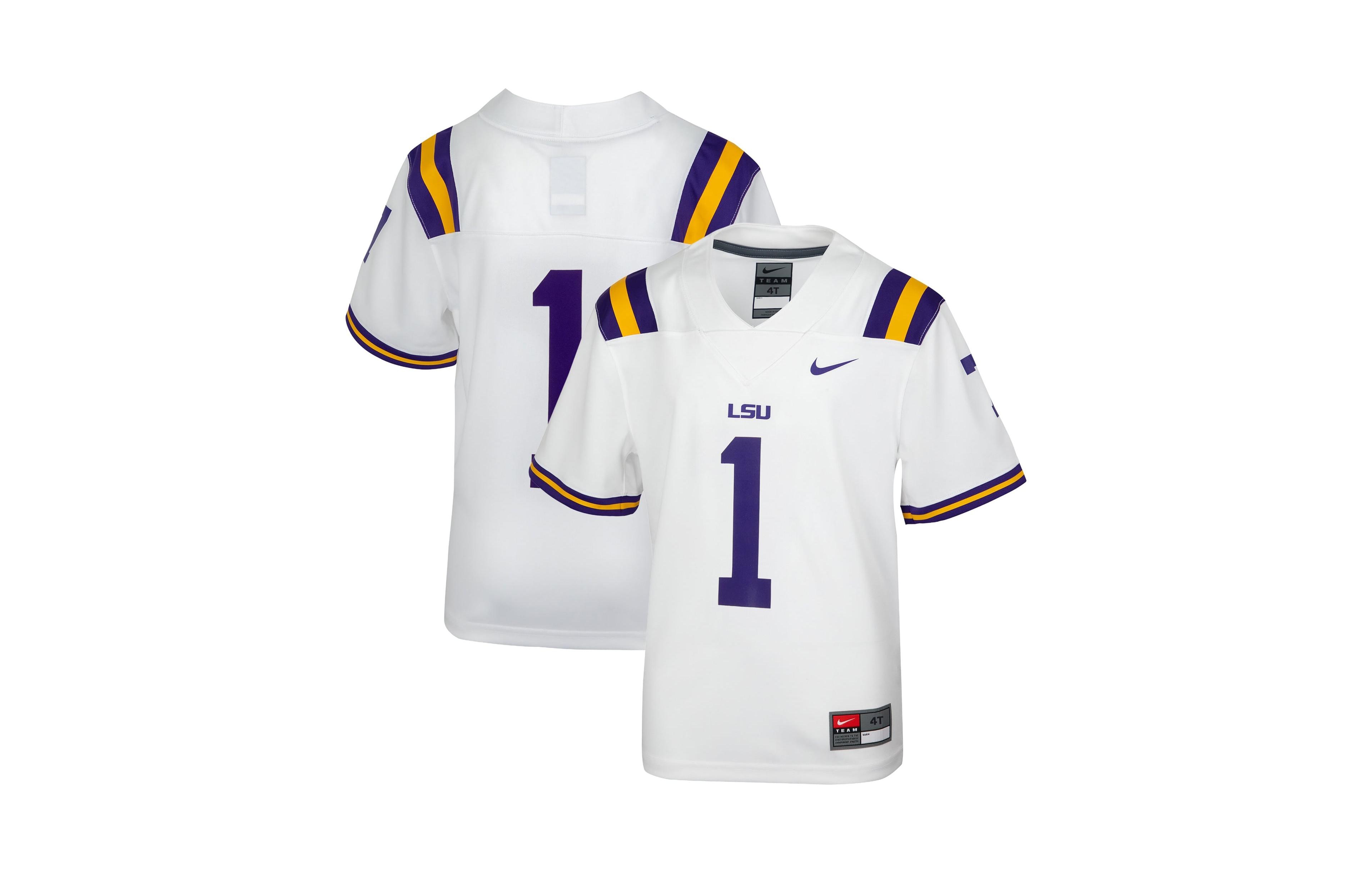 Nike Toddler White Lsu Tigers Replica Football Jersey