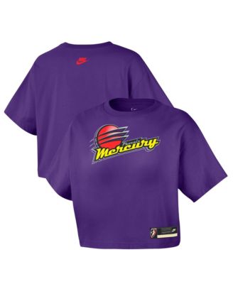 Women's  Purple Phoenix Mercury Throwback Cropped T-Shirt - Court Origins