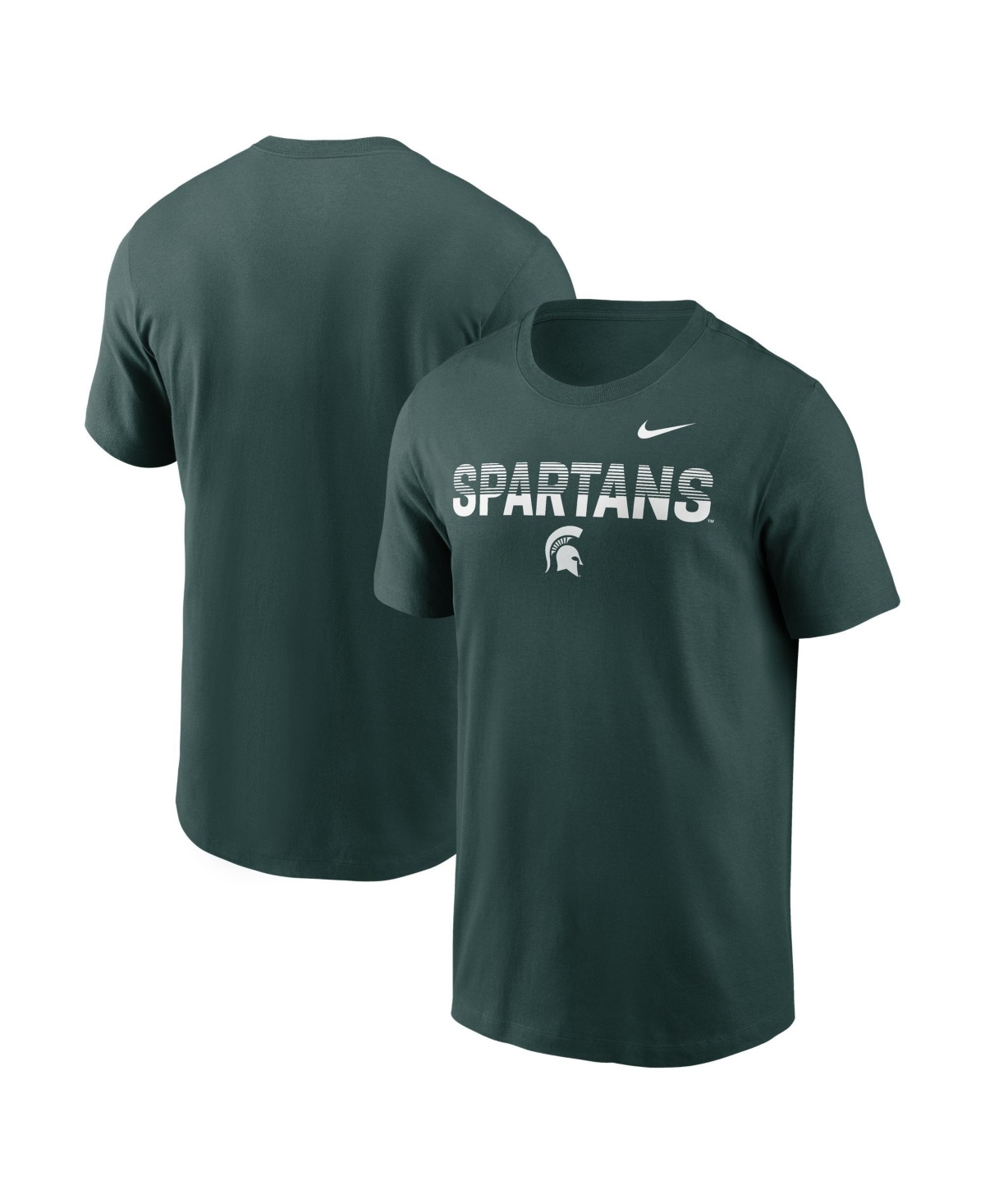 Nike Men's Green Michigan State Spartans Primetime Kinetic T-Shirt
