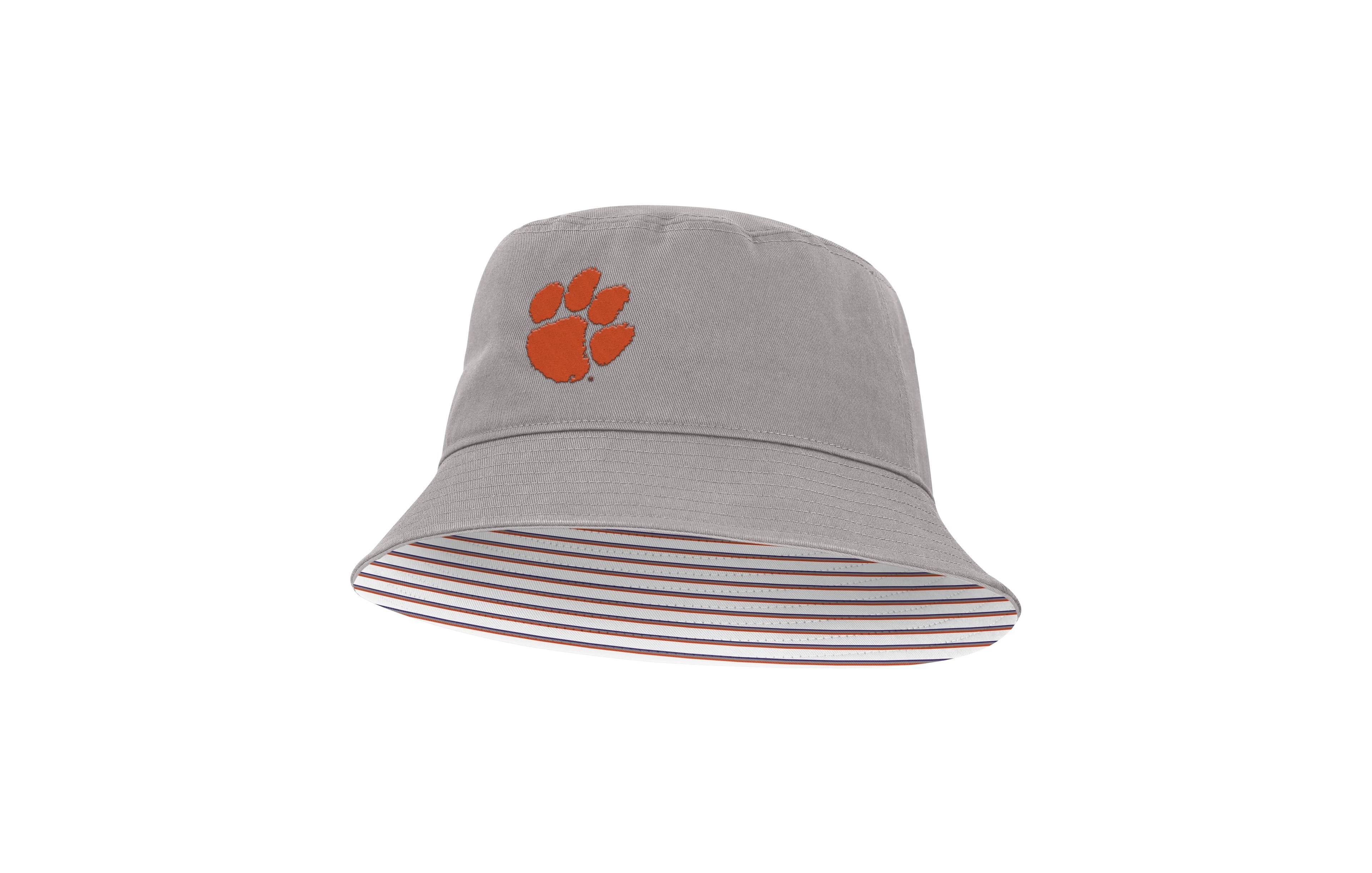 Nike Men's and Women's Gray Clemson Tigers Primetime Apex Bucket Hat