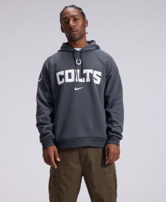 Men's  Anthracite Indianapolis Colts 2026 Rivalries Collection Dri-FIT Pullover Hoodie