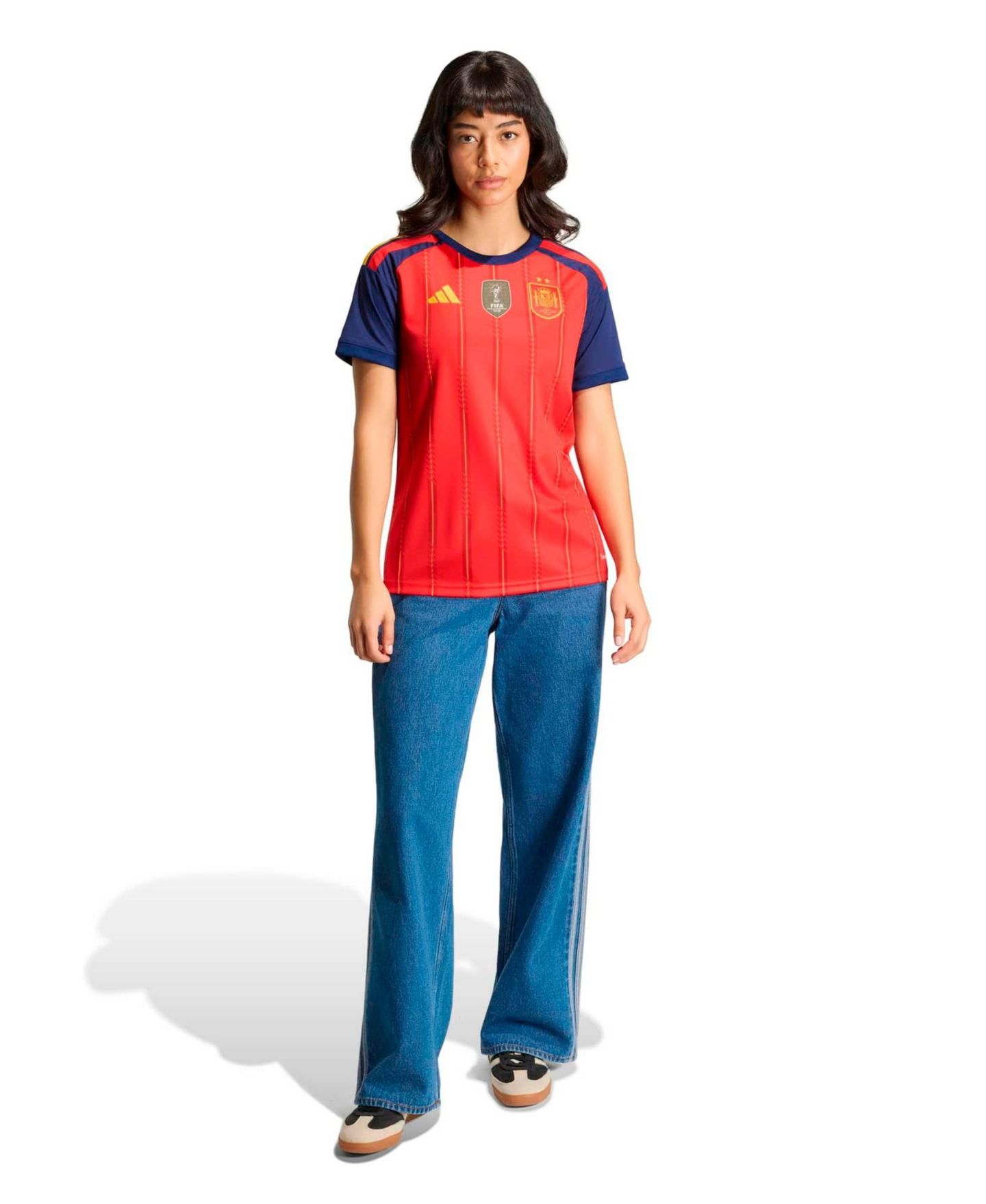 Женский топ adidas Red Spain National Team 2026 FIFA World Cup Champions Replica Jersey — фото 4