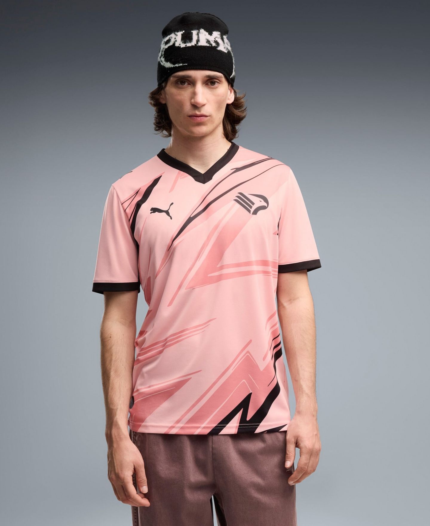 Мужской топ PUMA Light Pink Palermo 2026/27 Home Replica Jersey — фото 1