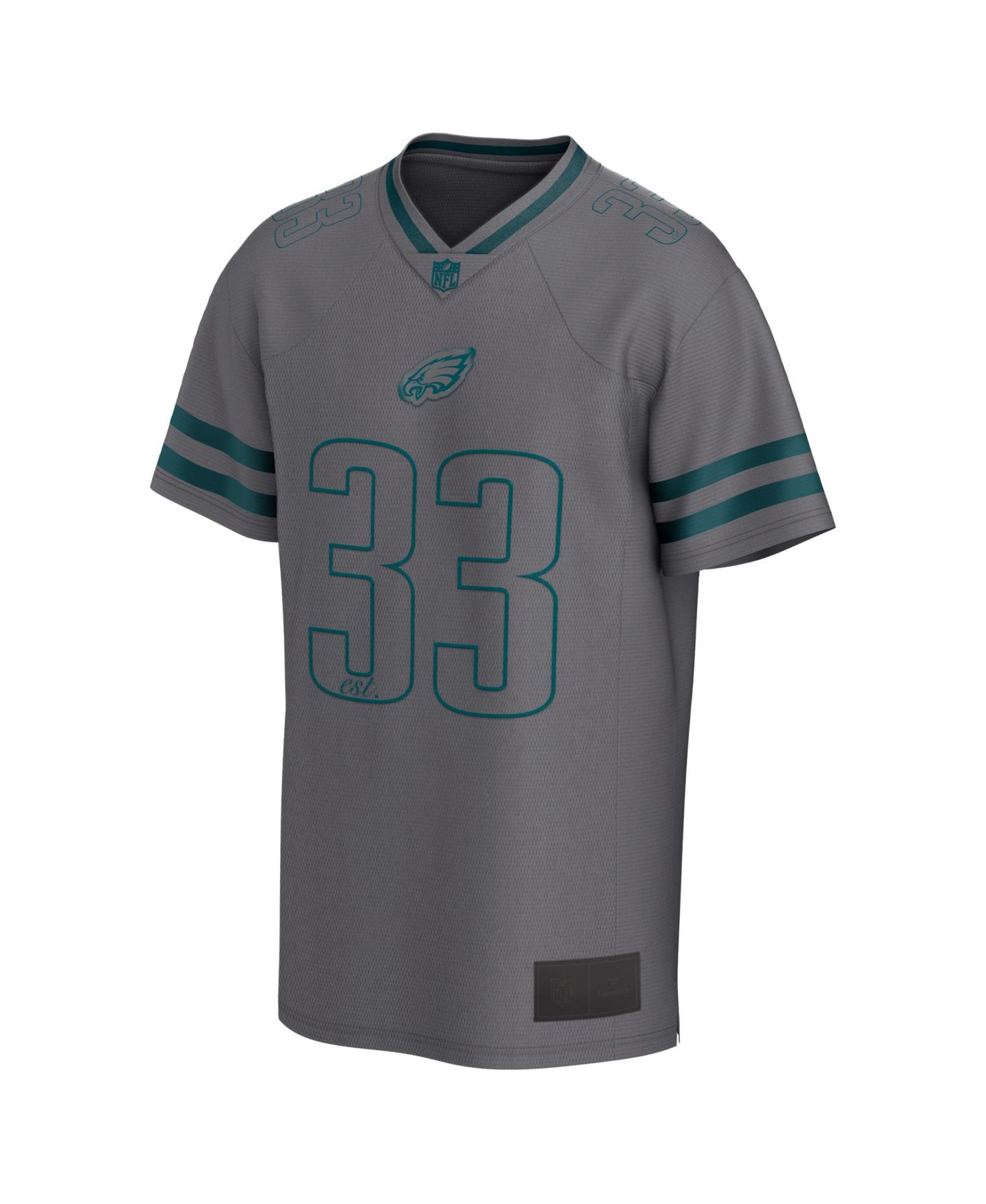 Мужской топ Fanatics Gray Philadelphia Eagles After Hours Fashion Mesh — фото 2