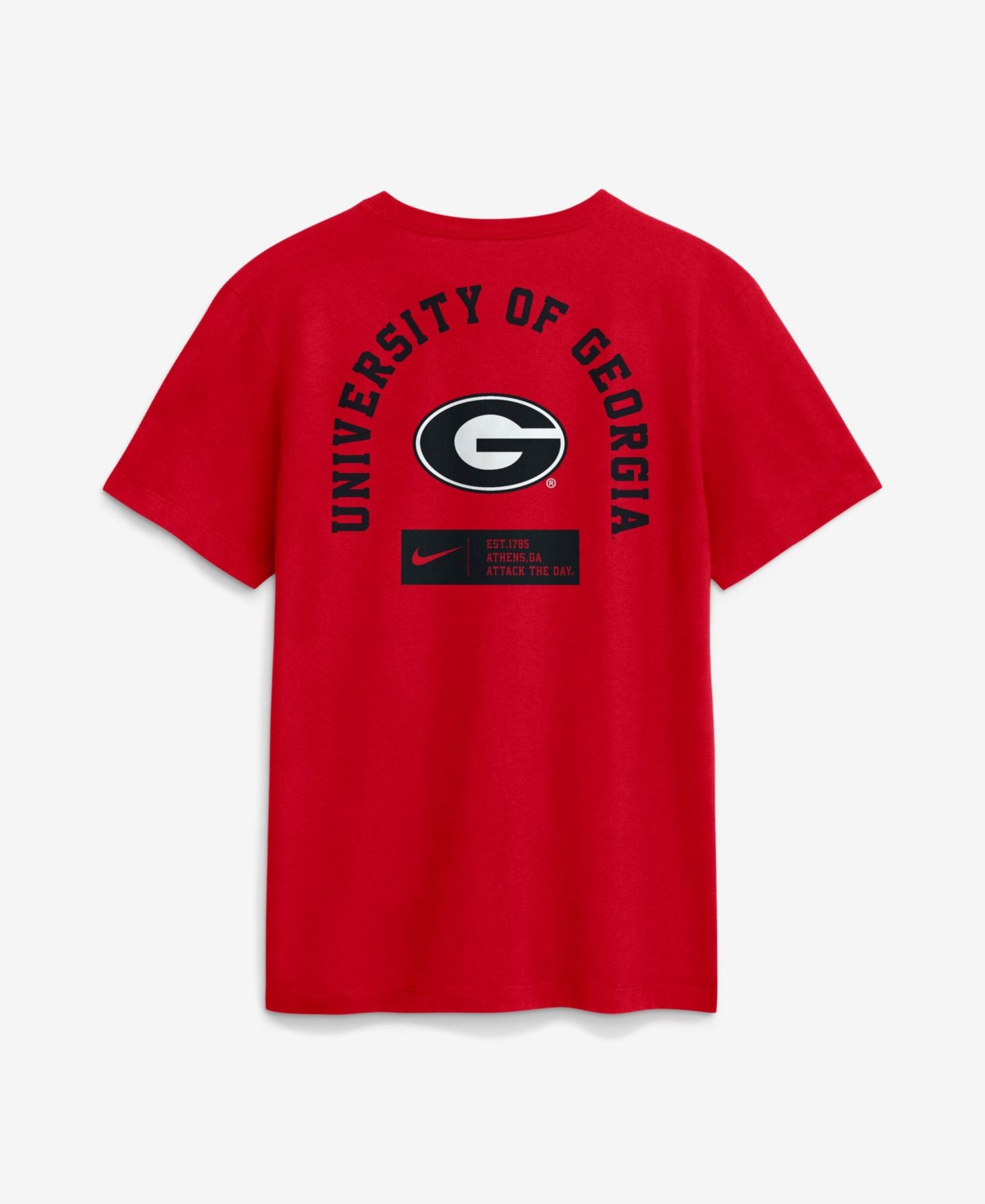 Мужская футболка Nike Red Georgia Bulldogs Primetime Crew — фото 3