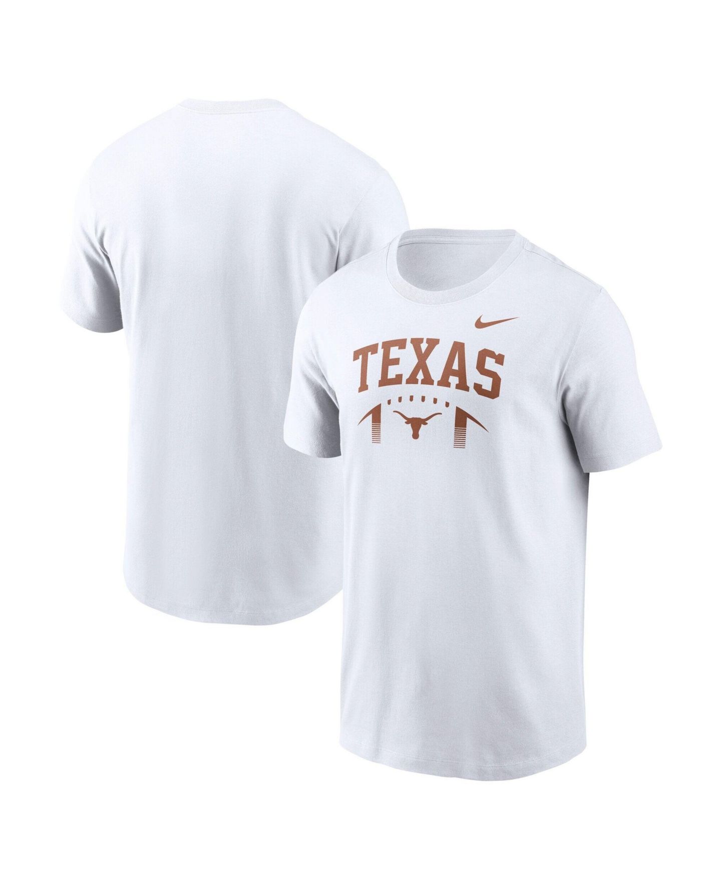 Мужская футболка Nike White Texas Longhorns Primetime Football Icon — фото 3