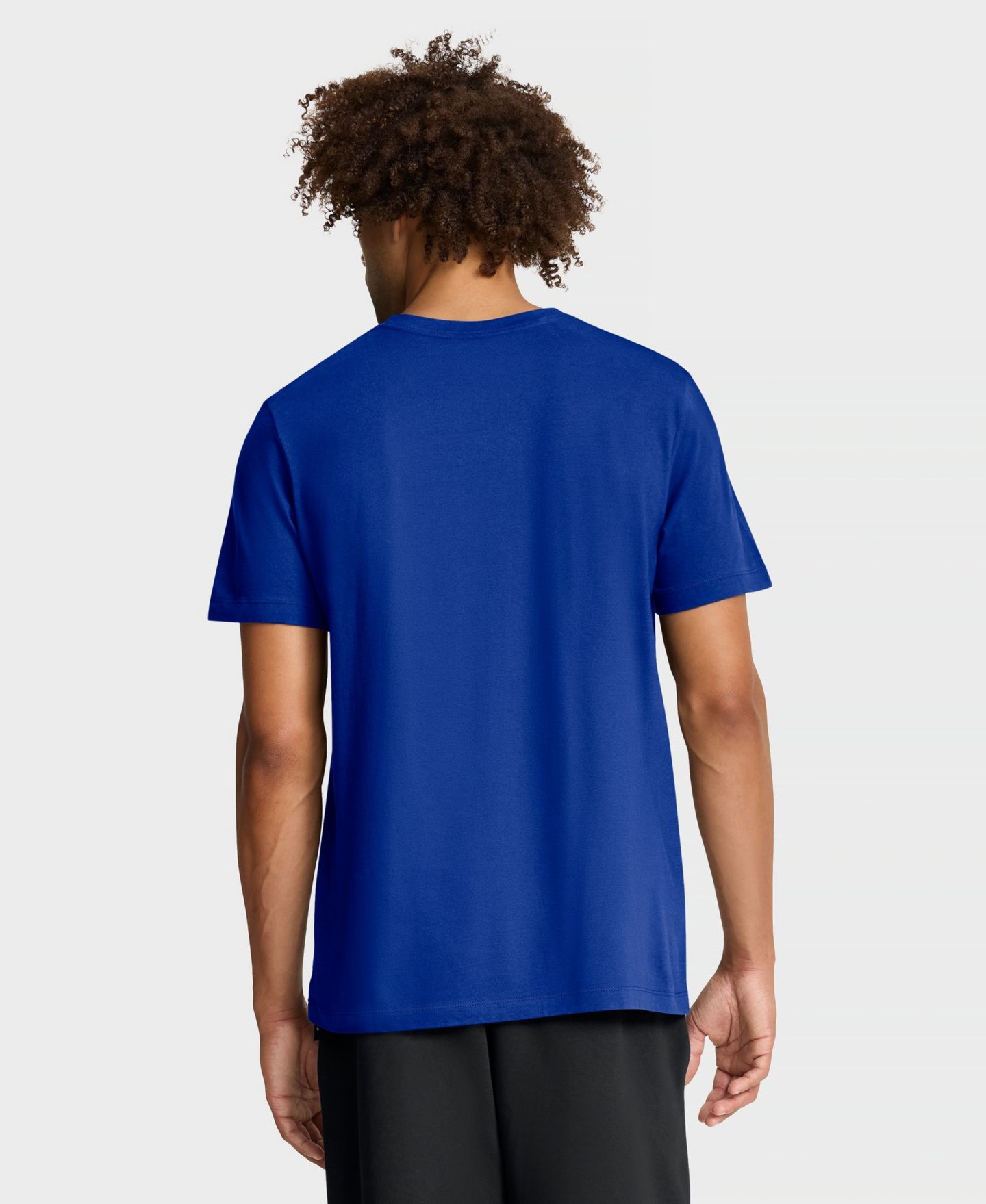 Мужская футболка Nike Royal New England Patriots Rewind Team Spirit Essential Cotton — фото 2