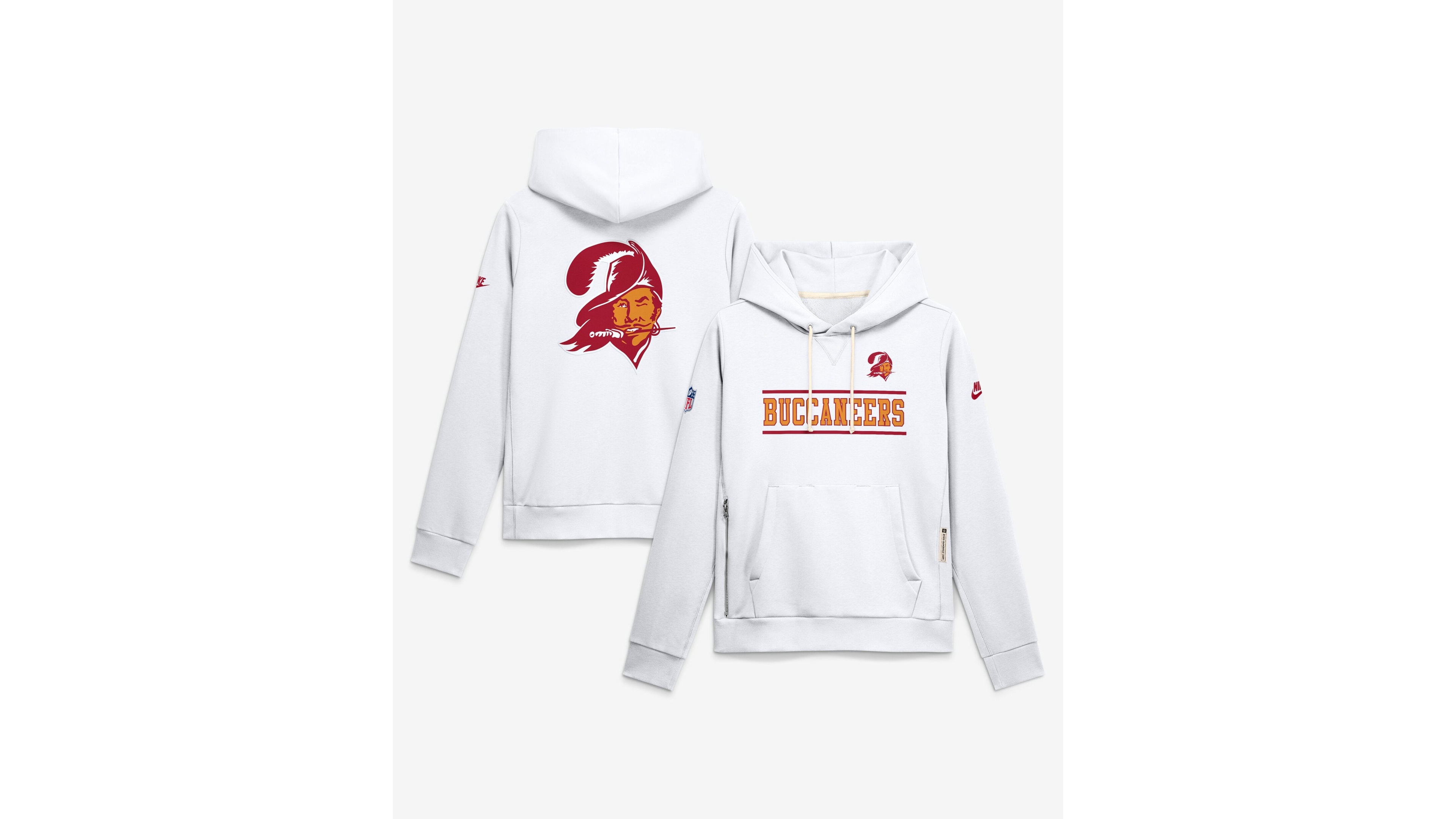 Nike Women's White Tampa Bay Buccaneers Sideline Standard Issue Alternate Dri-fit Hoodie