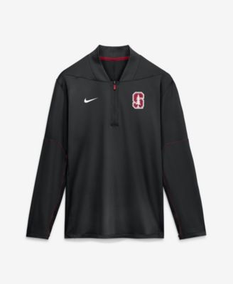 Nike - Men's Black Stanford Cardinal 2026 Sideline Midweight Half-Zip Dri-FIT Pullover Black
