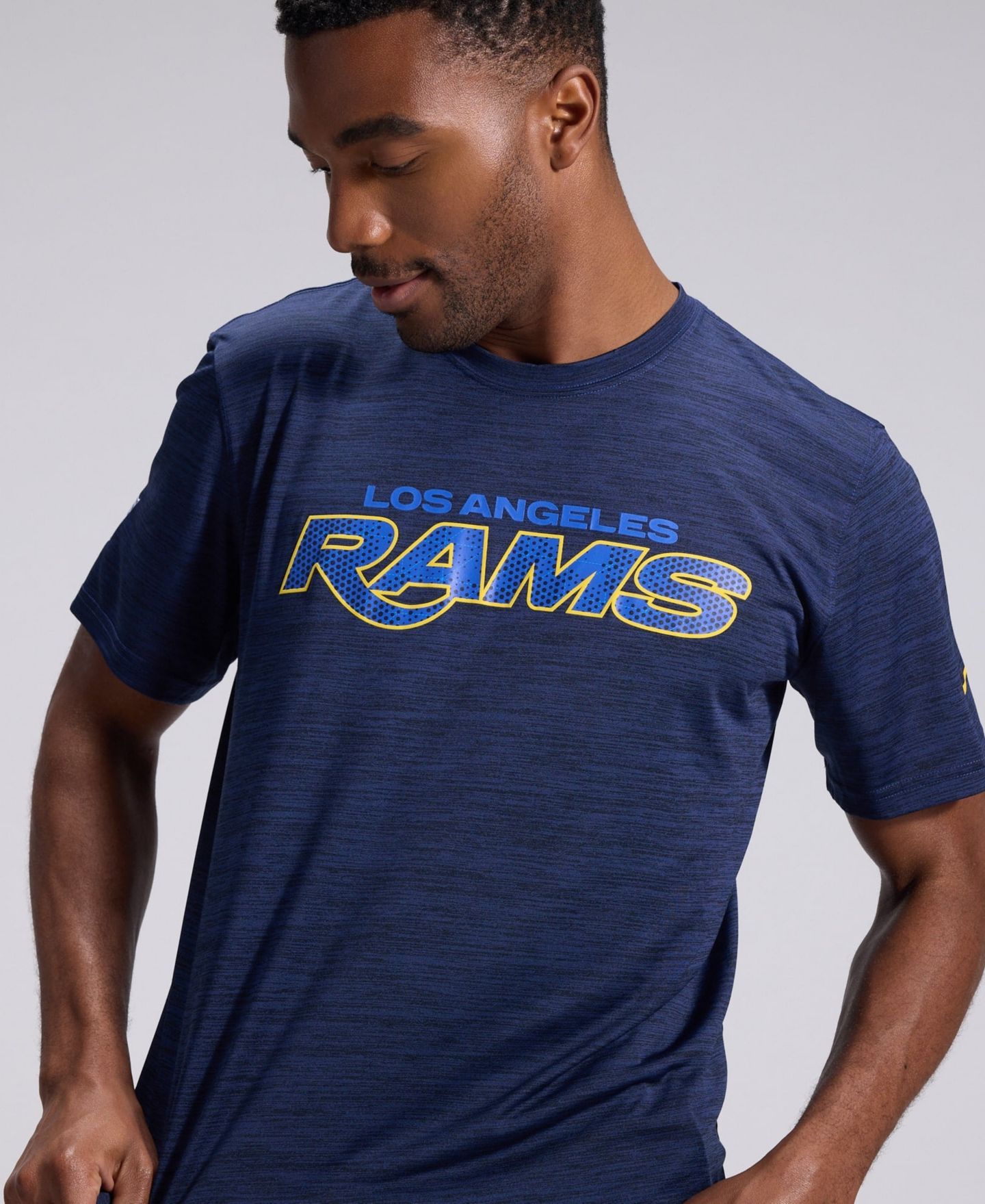 Мужская футболка Nike Navy Los Angeles Rams Rivalries Collection Sideline Velocity — фото 9