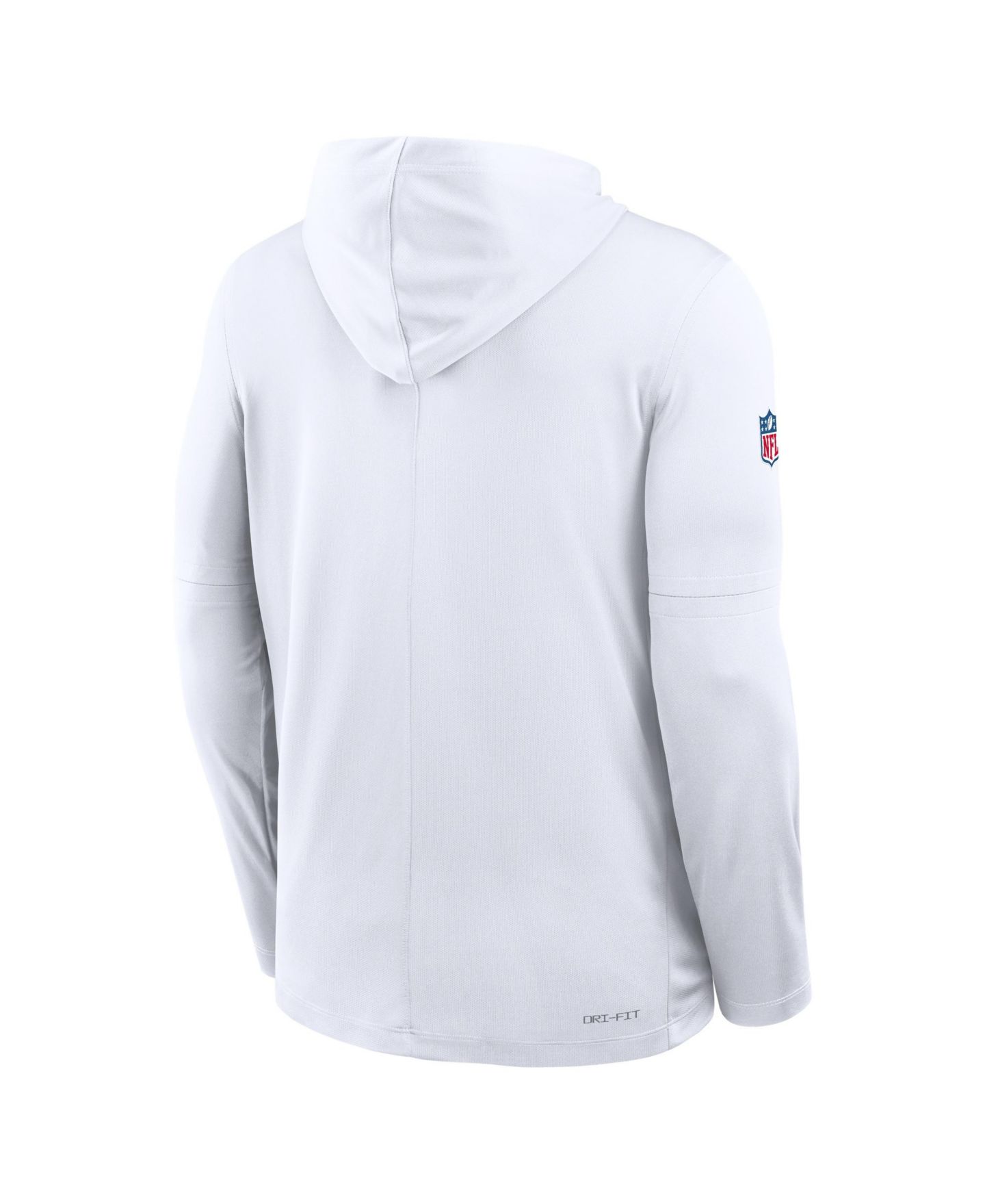 Мужской топ Nike White Houston Texans 2026 Rivalries Collection Sideline Lightweight Hooded Long Sleeve — фото 7