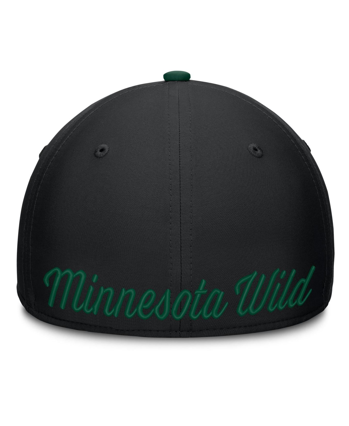 Мужской головной убор Fanatics Black/Green Minnesota Wild Stretch Hat — фото 4