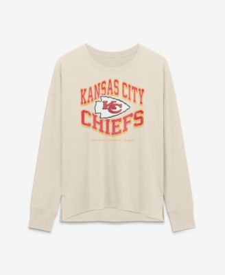 Women's Cream Kansas City Chiefs Heritage Legacy Long Sleeve T-Shirt