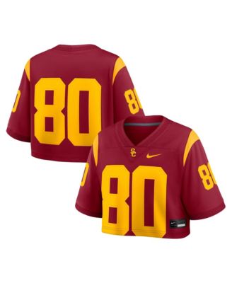 Women's Cardinal USC Trojans Game Crop Top Jersey