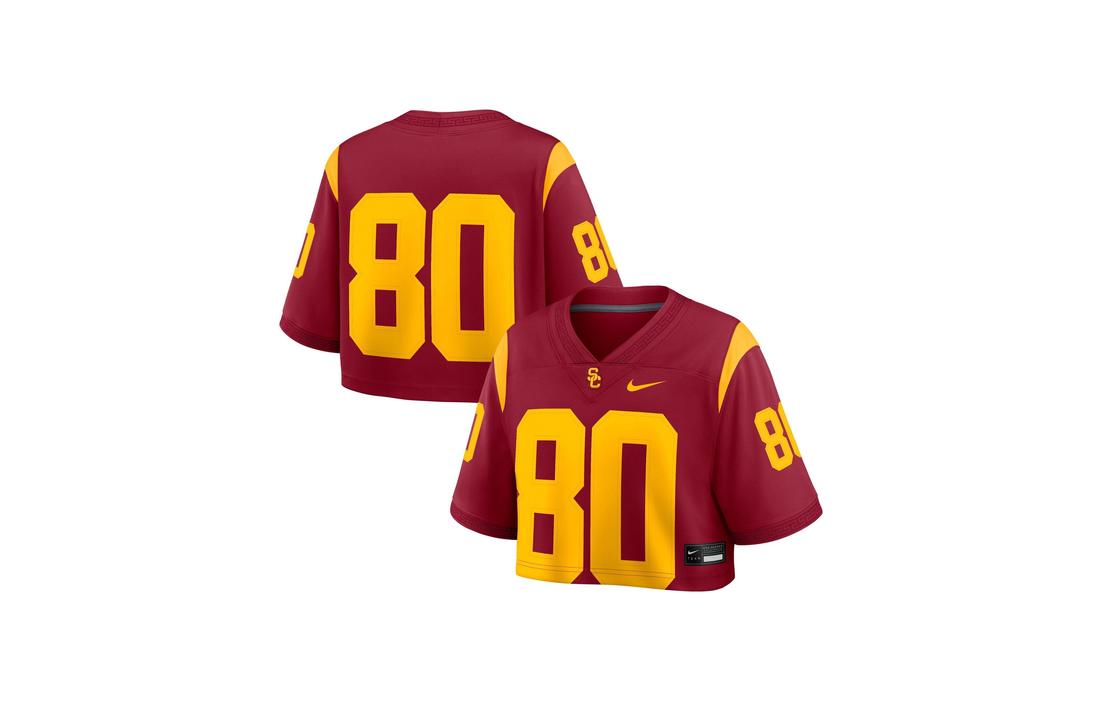 Nike Women's Cardinal Usc Trojans Game Crop Top Jersey