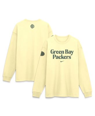 Men's  Cream Green Bay Packers 2026 Rivalries Collection Max90 Long Sleeve T-Shirt