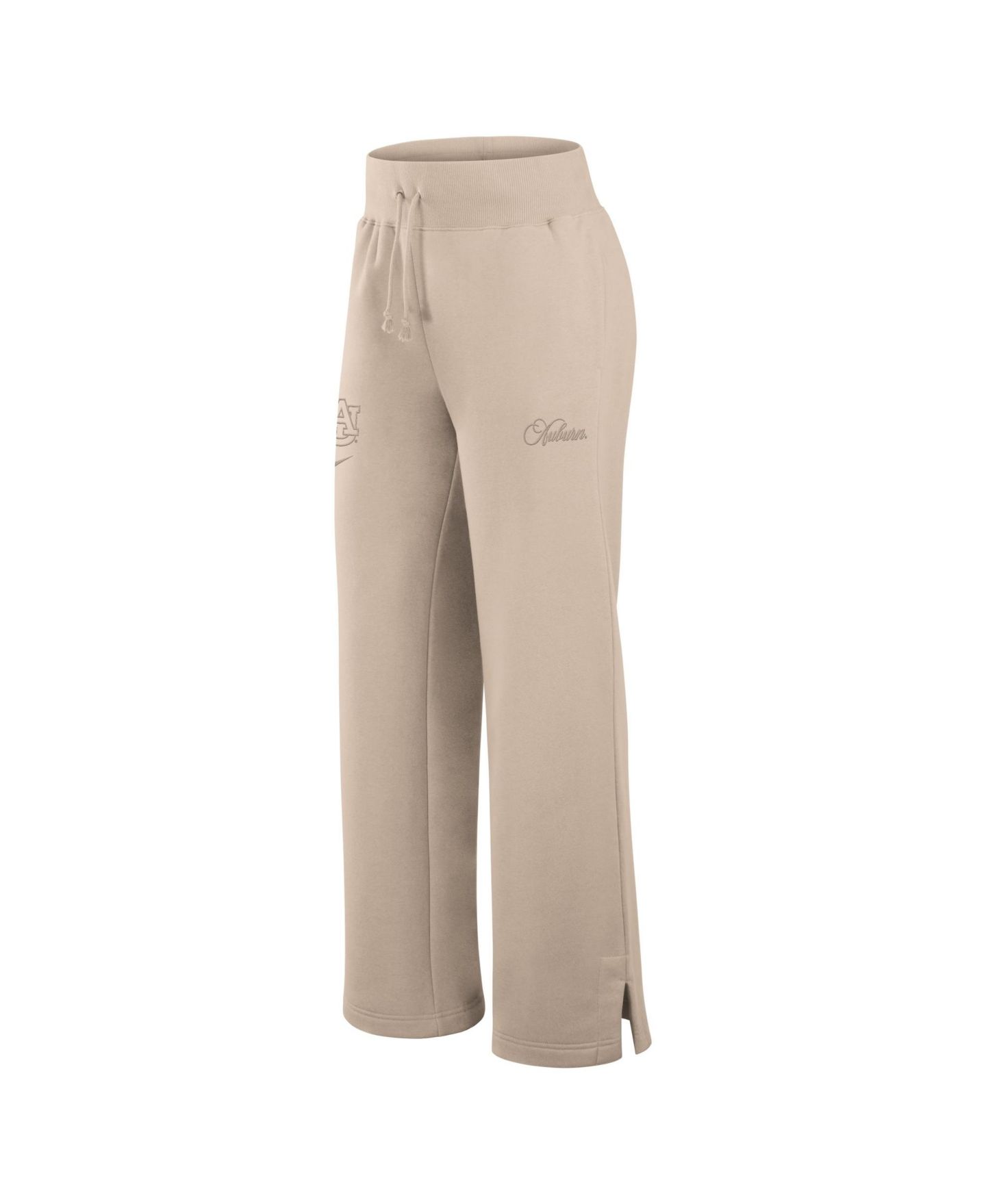Женские брюки Nike Tan Auburn Tigers Neutral Stance Collection Phoenix Fleece Wide-Leg Sweatpants — фото 3