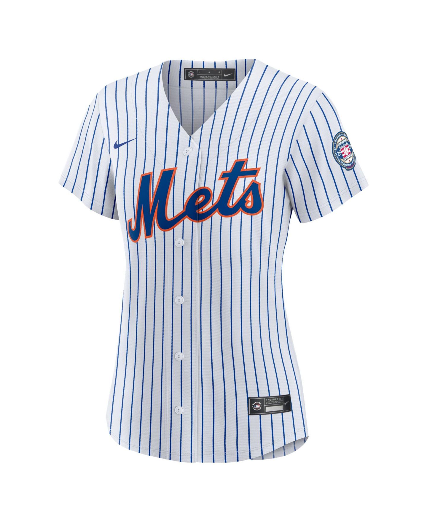 Женский топ Nike Carlos Beltran White New York Mets 2026 Baseball Hall of Fame Retired Player Replica Jersey — фото 2