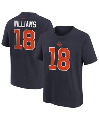 Big Boys and Girls Caleb Williams Navy Chicago Bears 2026 Rivalries Collection Name & Number T-Shirt