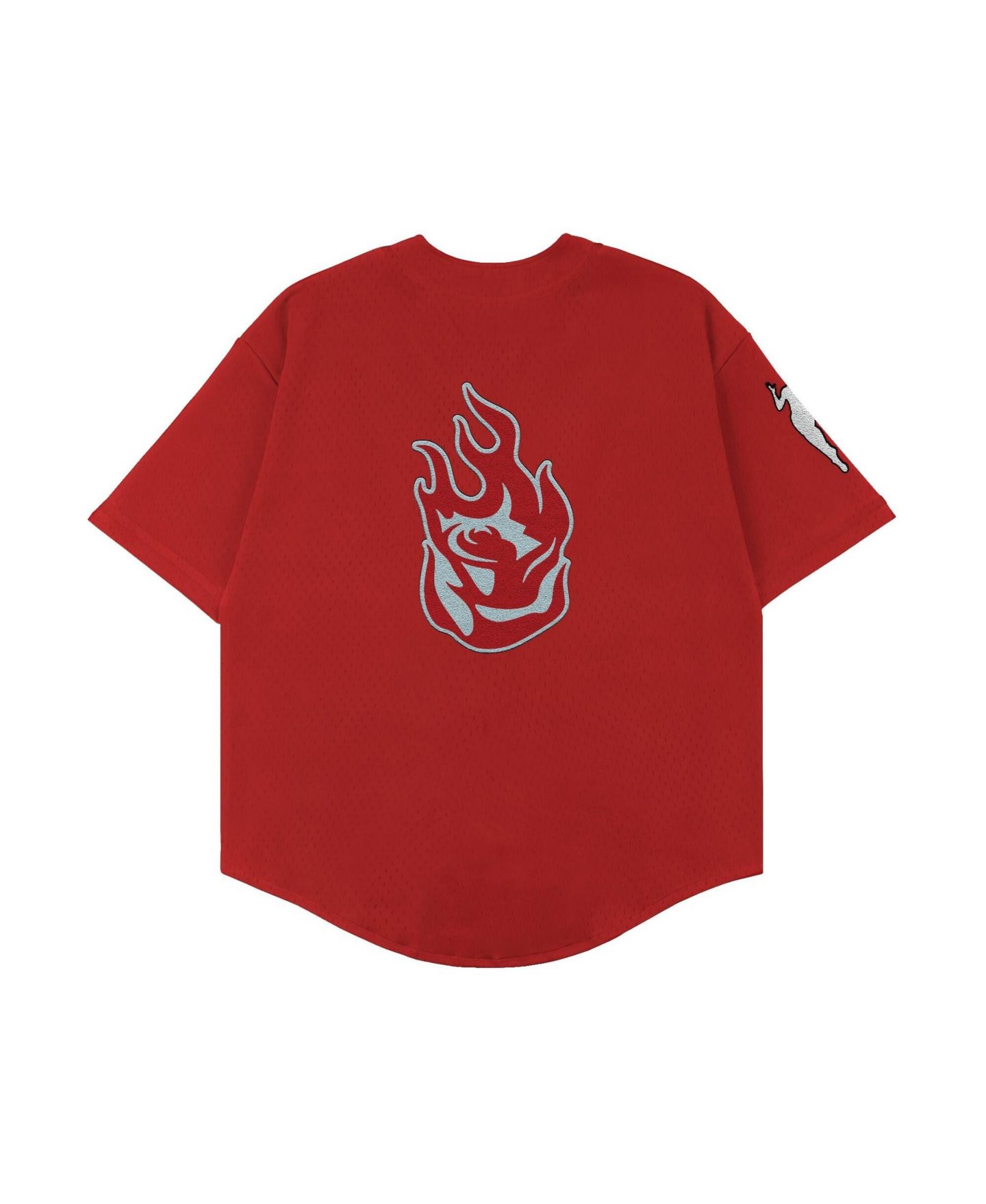 Топ Playa Society Red Portland Fire Baseball Fashion Jersey — фото 4