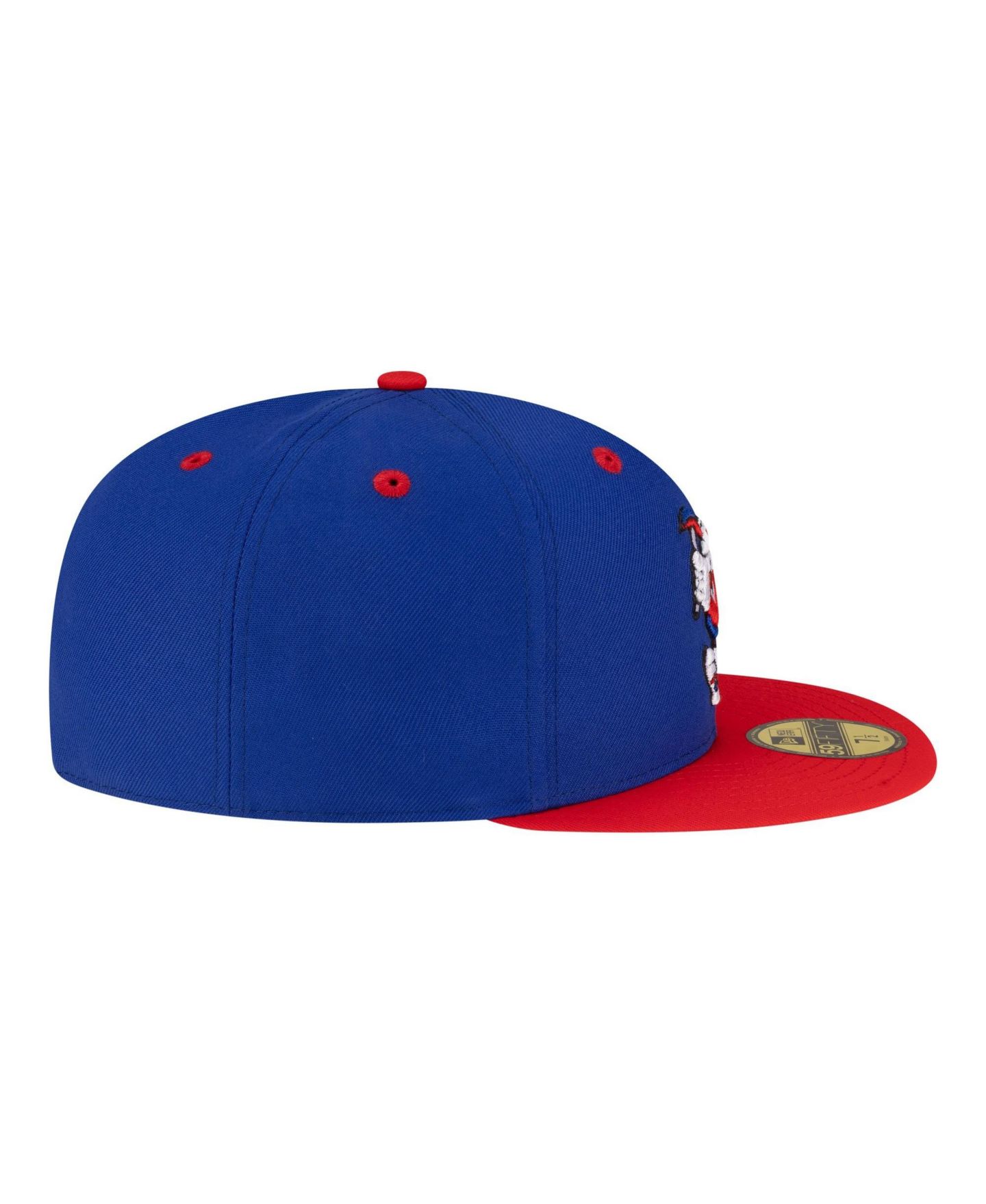 Мужская кепка New Era Royal/Red Denver Nuggets 80s Throwback 59FIFTY Fitted Hat — фото 7