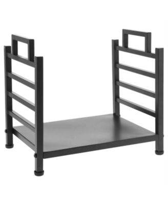 Modern Iron Firewood Holder Log Rack for Fireplace Patio and Outdoor Storage