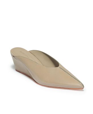 Maxeen Pointed-Toe Wedge Mules