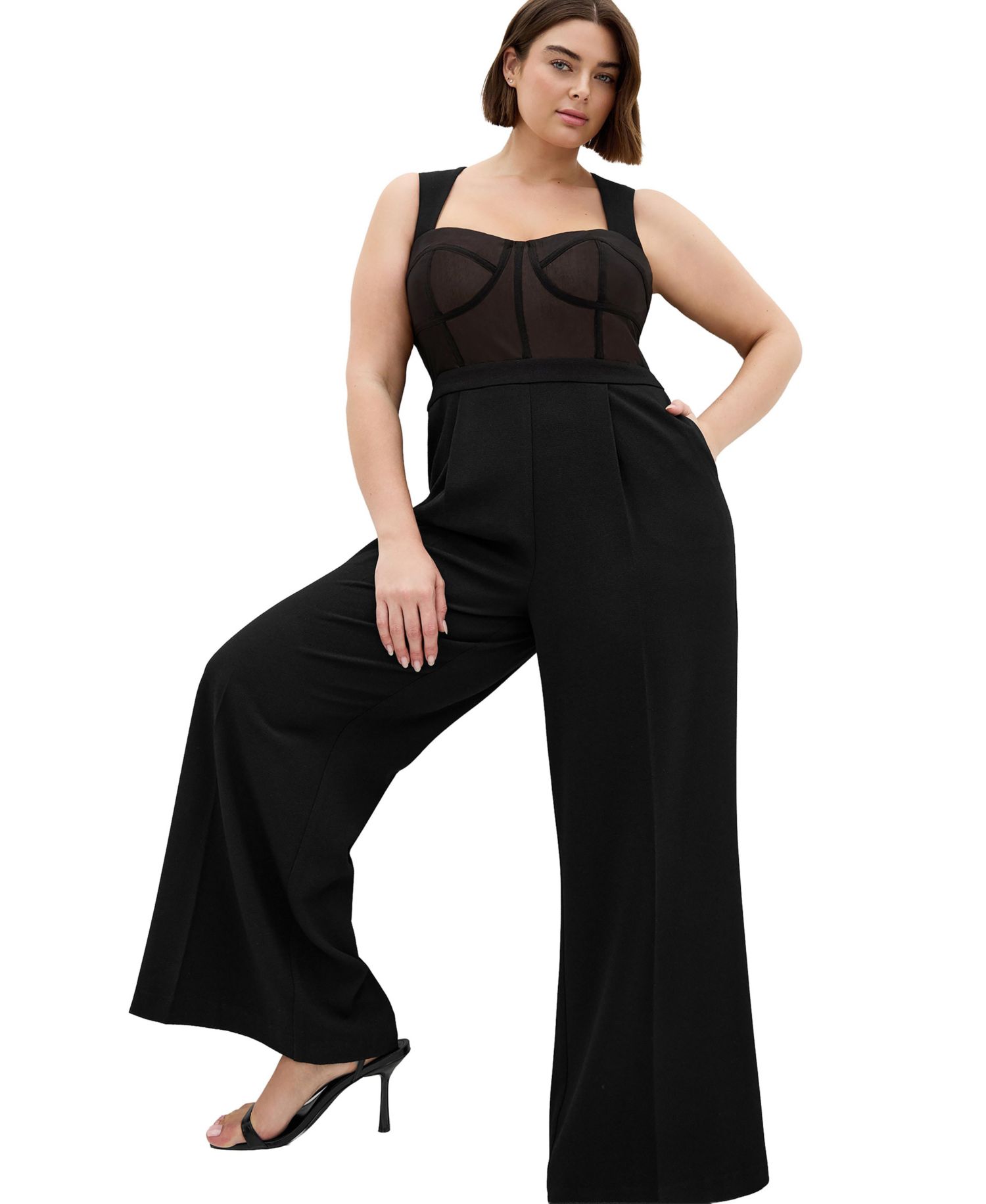 Women's Kylie Corset Wide Leg Jumpsuit
