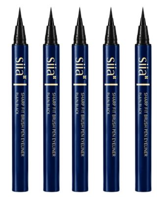 5 Pieces Sharp Fit Brush Pen Eyeliner