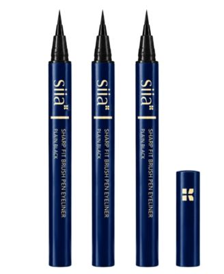 3 Pieces Sharp Fit Brush Pen Eyeliner