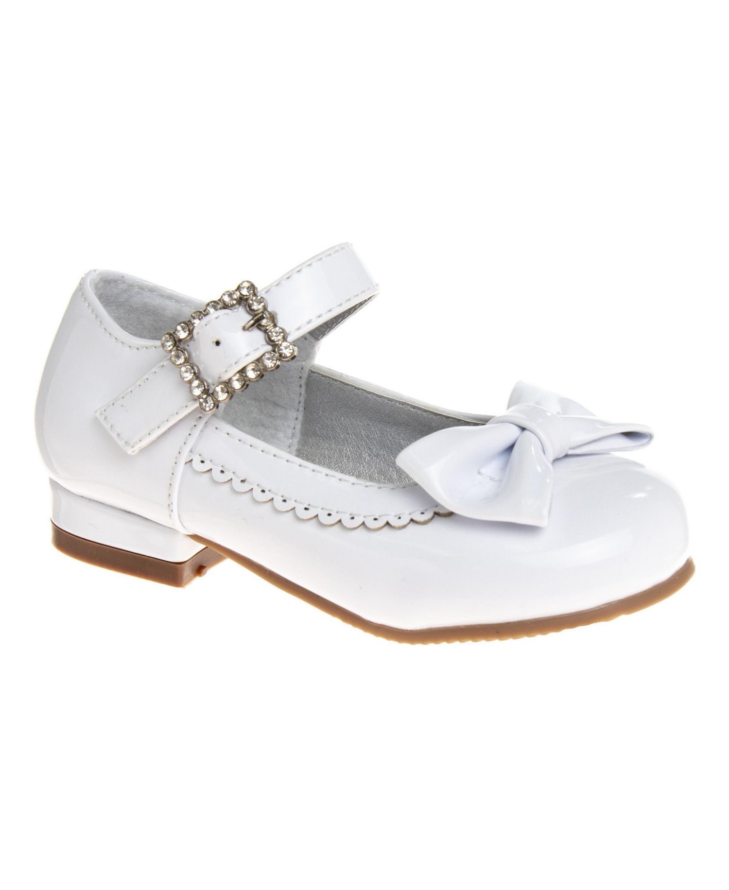 Big Girls' Flower Girl Mary Jane Low-Heeled Flats