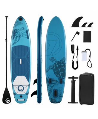 Inflatable Stand Up Paddle Board 400 Lbs Capacity Beginner Friendly All Around