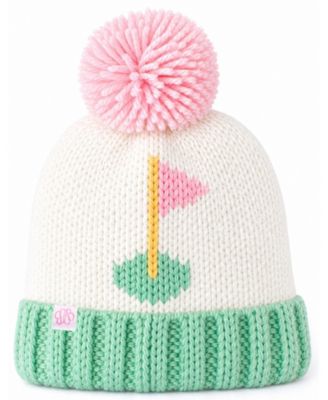 Baby Golf Flag Pom Pom Beanie