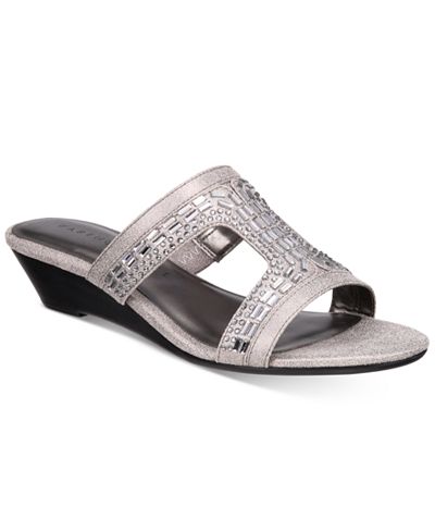 Karen Scott Seryne Demi-Wedge Sandals, Only at Macy's