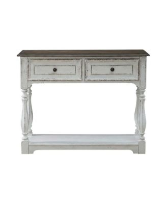 White, Console Table, Quality Build, Durable Wood Frame
