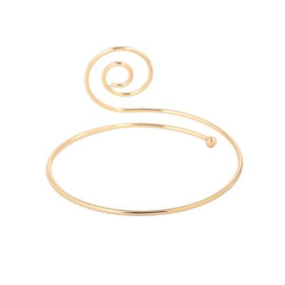 Women's Gold Plated Swirl Armlet