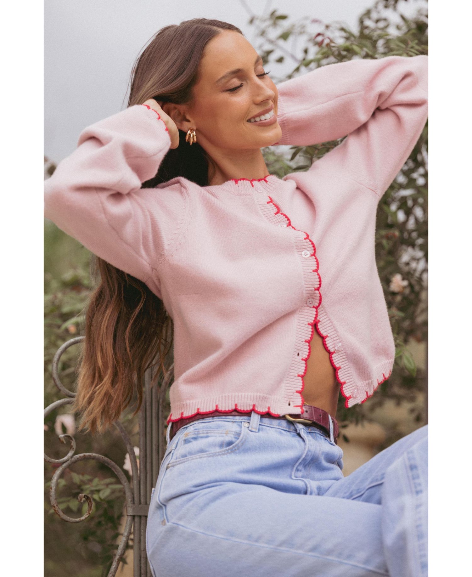 Women's Payton Scallop Cardigan
