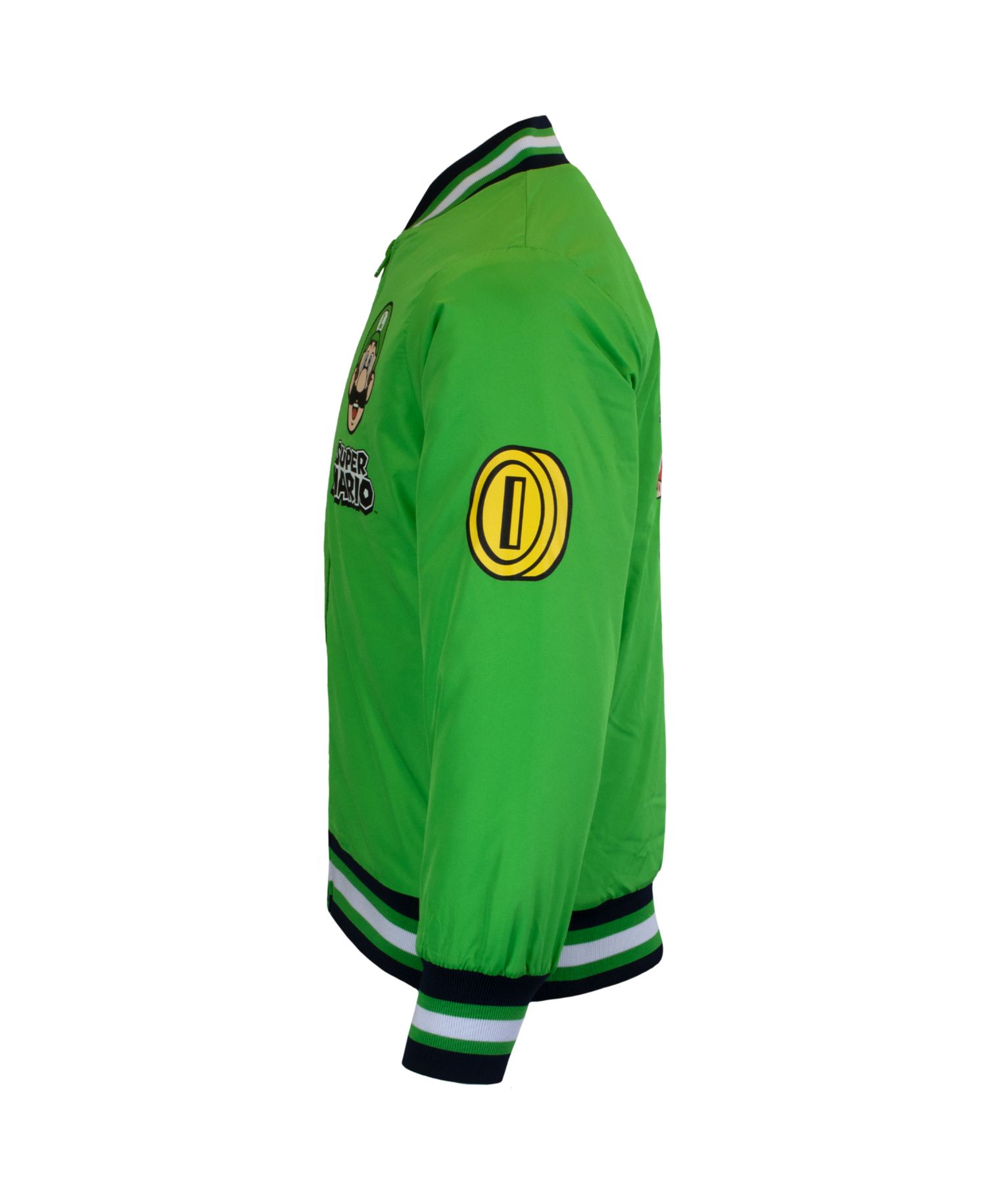 Boys' 4-20 Super Luigi Varsity Bomber Jacket