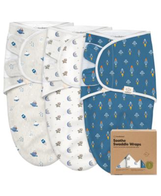 3pk Soothe Baby Swaddle, Organic Baby Swaddle Sleep Sacks, Newborn, Infant Swaddle Sack