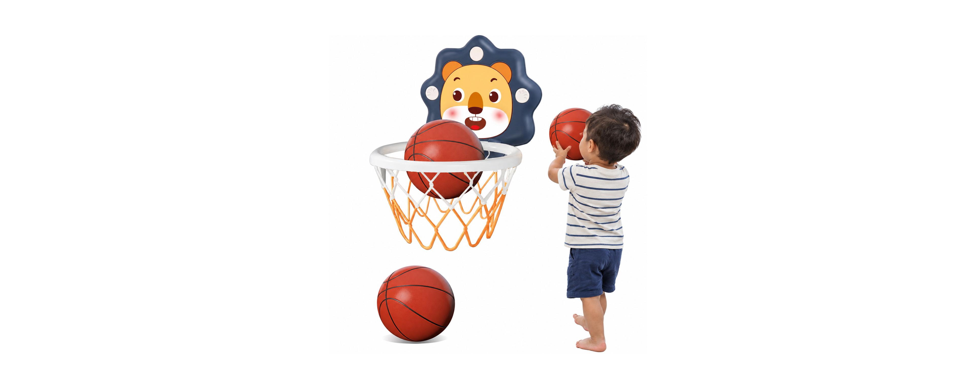 Magicorange Adjustable Height Mini Indoor Basketball Hoop For Toddlers 3 Plus