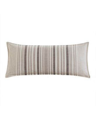 Ellery Jacquard Stripe Body Pillow Cover, 36" x 16"