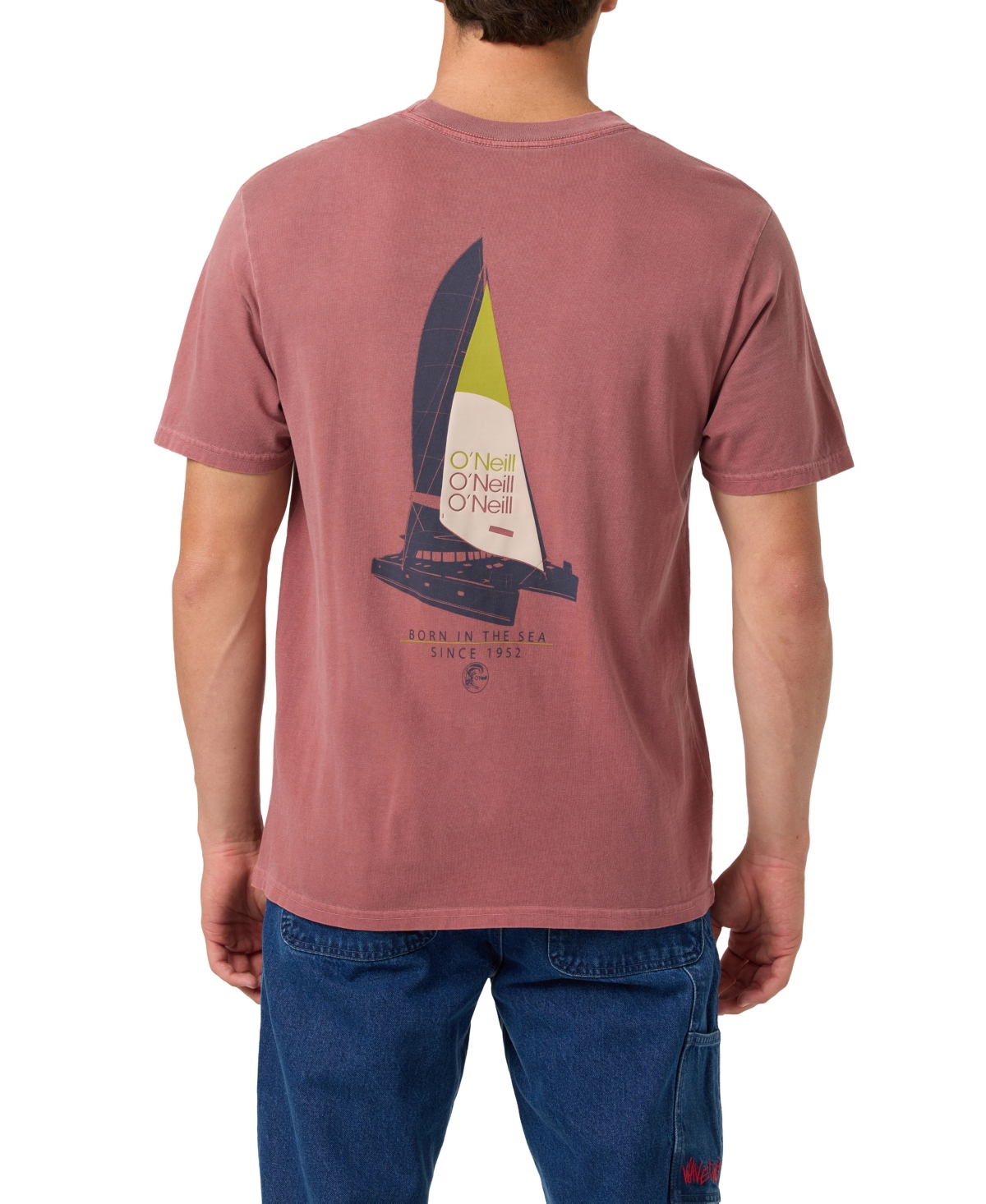 O'Neill Men's Seaworthy Vintage Relaxed-Fit Graphic T-Shirt