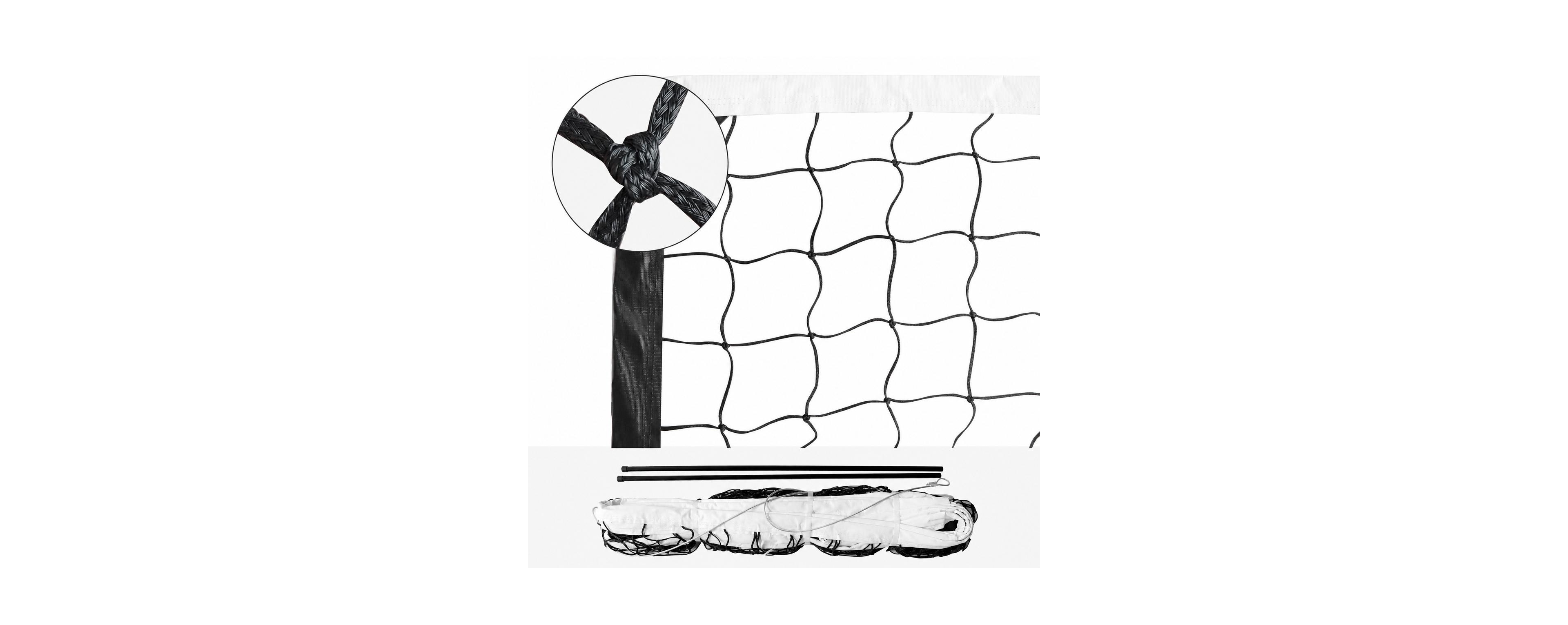 Furlihong Heavy Duty Volleyball Net Replacement Reinforced Steel Cable All Weather Use