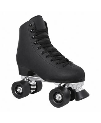 Quad Roller Skates Aluminum Frame High Top PU Wheels Adjustable Brake