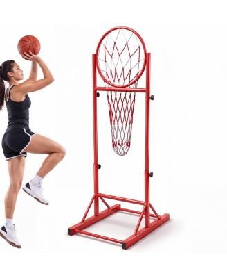 Adjustable Height Portable Basketball Hoop Passing Training Equipment For Indoor Outdoor