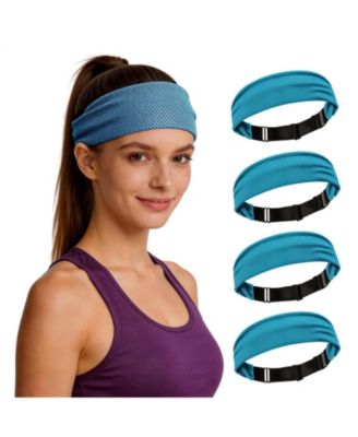 Adjustable Non Slip Moisture Wicking Cooling Sports Headband For Workout Yoga Gym Running