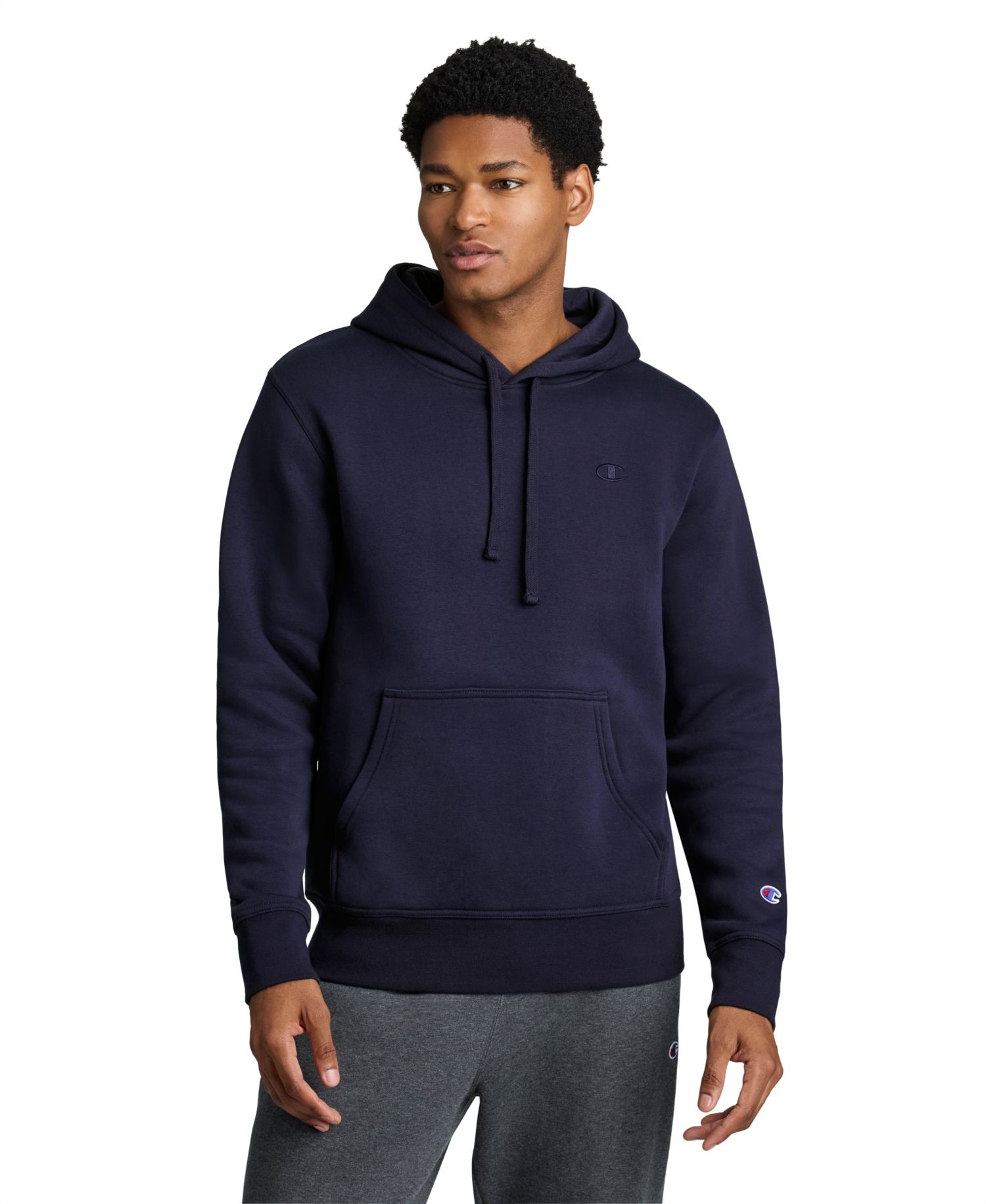 Men's Dark Green Kangaroo Pocket Hoodie