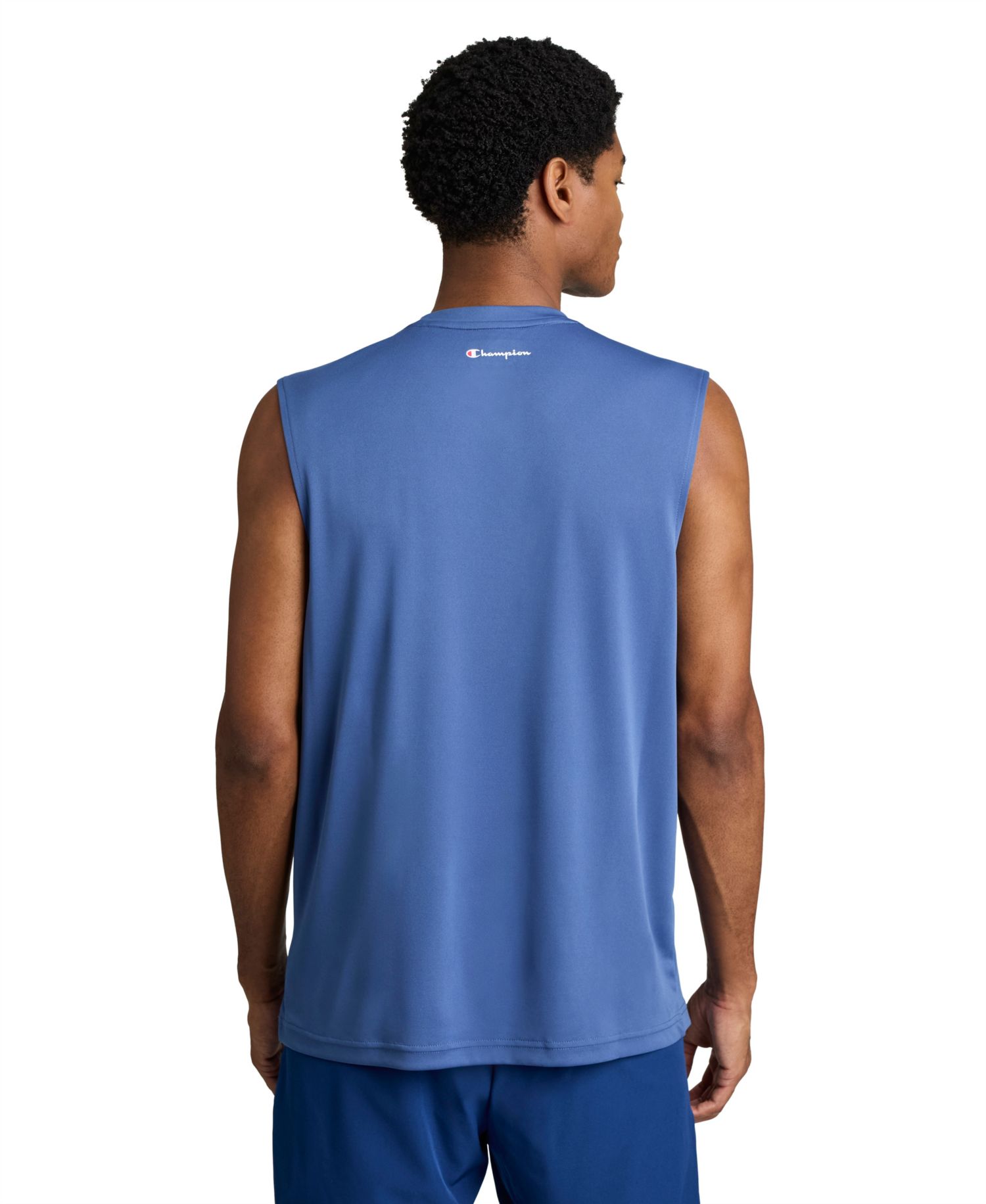 Men's Script Sport Muscle Crewneck Tank Top